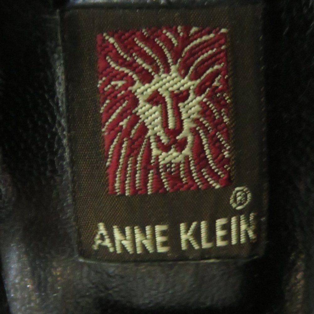 BOGO Anne Klein Italian leather burgundy maroon pumps heels dress shoes size 7.5 - Picture 7 of 14
